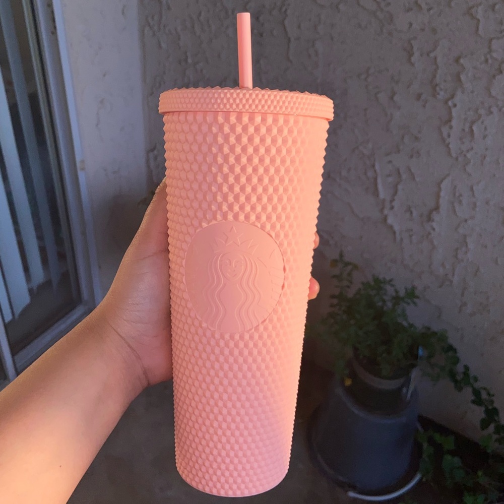 Limited addition pink matte Starbucks cup
